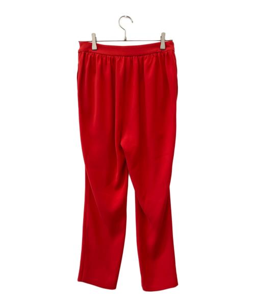 YOKO CHAN（ヨーコチャン）YOKO CHAN (ヨーコチャン) ギャザーパンツ レッド サイズ:36の古着・服飾アイテム