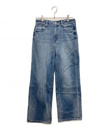 Healthy DENIM（ヘルシーデニム）の古着「Pinlc Pepperデニムパンツ」｜ブルー