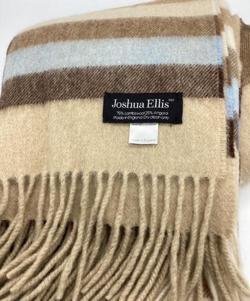 JOSHUA ELLIS（ジョシュア エリス）JOSHUA ELLIS (ジョシュア エリス) 大判ストール ブラウン サイズ:下記参照の古着・服飾アイテム