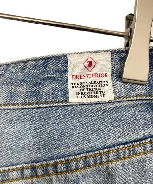 DRESSTERIOR（ドレステリア）DRESSTERIOR (ドレステリア) デニムワイドパンツ ブルー サイズ:38の古着・服飾アイテム