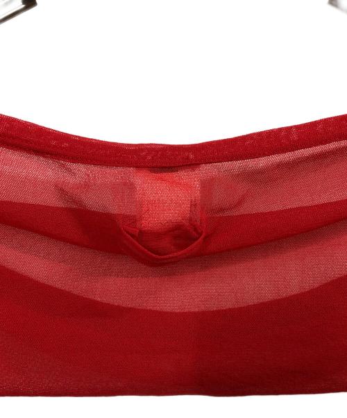 Jean Paul GAULTIER SOLEIL（ジャンポールゴルチェ ソレイユ）Jean Paul GAULTIER SOLEIL (ジャンポールゴルチェ ソレイユ) パワーネットボレロ レッド サイズ:Mの古着・服飾アイテム