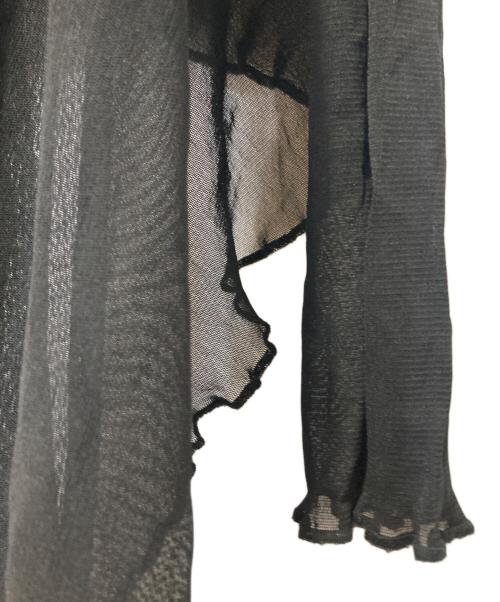 Jean Paul GAULTIER（ジャンポールゴルチェ）Jean Paul GAULTIER (ジャンポールゴルチェ) パワーネットメロウカーディガン ブラック サイズ:40の古着・服飾アイテム