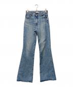 moussyマウジー）の古着「MVS FLARE(L)」｜スカイブルー