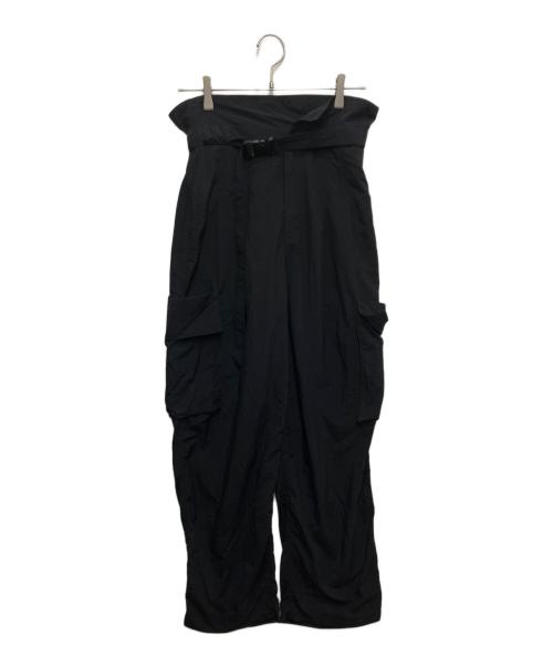 Adam et Rope（アダム エ ロペ）Adam et Rope (アダム エ ロペ) リサイクルナイロンワークパンツ ブラック サイズ:38の古着・服飾アイテム
