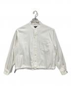 BONNY WOVENボニーウーブン）の古着「Shirt Blouson」｜ホワイト