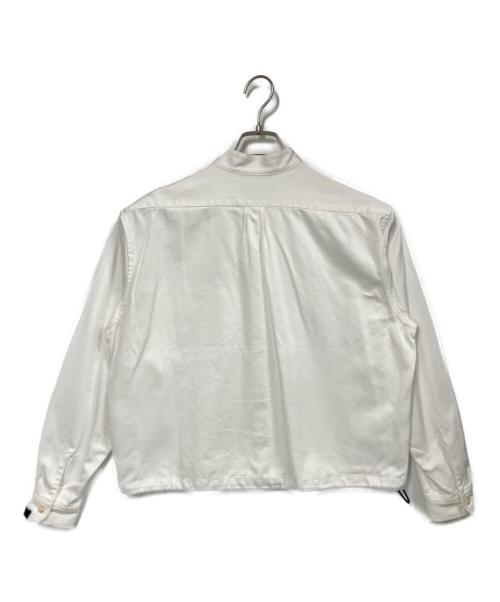 BONNY WOVEN（ボニーウーブン）BONNY WOVEN (ボニーウーブン) Shirt Blouson ホワイト サイズ:FREEの古着・服飾アイテム