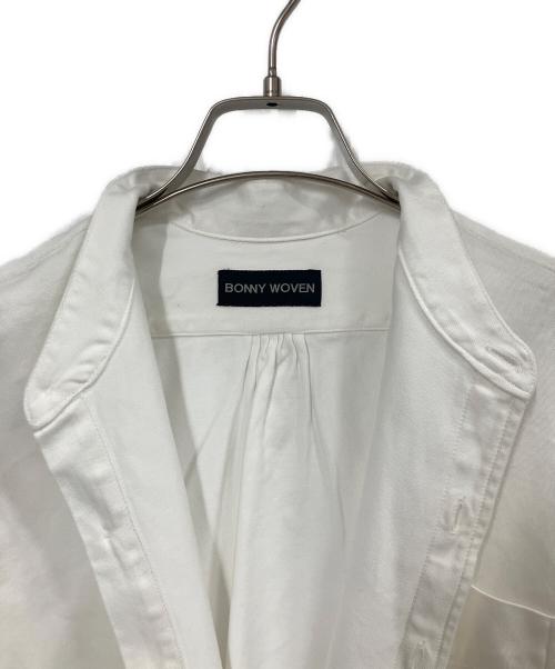 BONNY WOVEN（ボニーウーブン）BONNY WOVEN (ボニーウーブン) Shirt Blouson ホワイト サイズ:FREEの古着・服飾アイテム