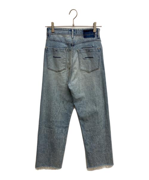 YANUK（ヤヌーク）YANUK (ヤヌーク) ボーイズ クロップドデニムパンツ ブルー サイズ:24の古着・服飾アイテム