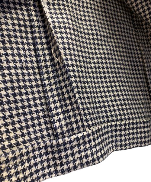 LARDINI（ラルディーニ）LARDINI (ラルディーニ) 千鳥格子3Bジャケット ネイビー サイズ:48の古着・服飾アイテム
