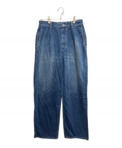 中古・古着通販】conte (コンテ) タックデニムワイドパンツ 26SS