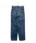 TANAKA (タナカ) THE JEAN TROUSERS インディゴ サイズ:26 未使用品：13000円