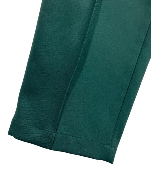 JIL SANDER（ジルサンダー）JIL SANDER (ジルサンダー) ウールギャバジン リラックス テーパードパンツ グリーン サイズ:44の古着・服飾アイテム