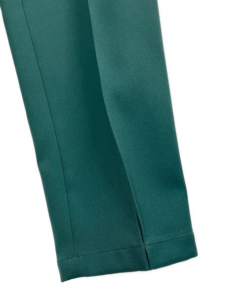 JIL SANDER（ジルサンダー）JIL SANDER (ジルサンダー) ウールギャバジン リラックス テーパードパンツ グリーン サイズ:44の古着・服飾アイテム