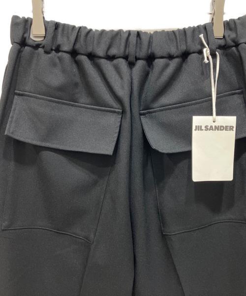 JIL SANDER（ジルサンダー）JIL SANDER (ジルサンダー) ポリエステル リラックス テーパードパンツ ブラック サイズ:44の古着・服飾アイテム