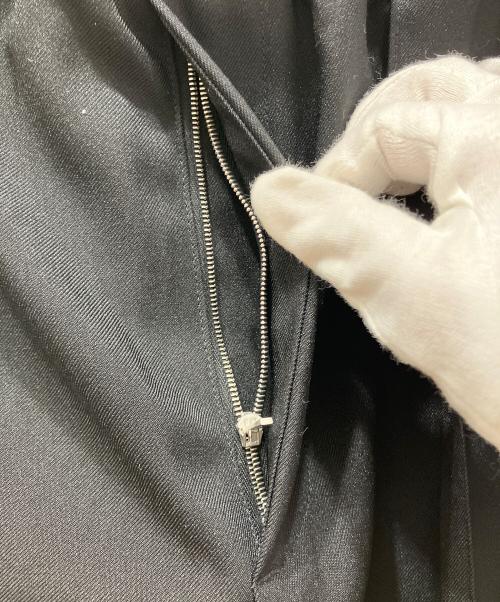 JIL SANDER（ジルサンダー）JIL SANDER (ジルサンダー) ポリエステル リラックス テーパードパンツ ブラック サイズ:44の古着・服飾アイテム