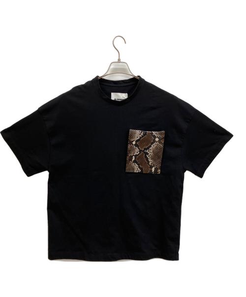 JIL SANDER（ジルサンダー）JIL SANDER (ジルサンダー) Snake Patched Pocket ブラック サイズ:Mの古着・服飾アイテム