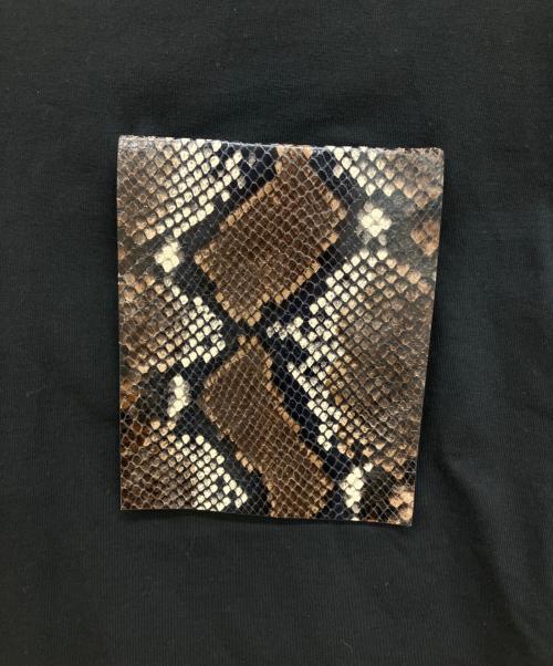 JIL SANDER（ジルサンダー）JIL SANDER (ジルサンダー) Snake Patched Pocket ブラック サイズ:Mの古着・服飾アイテム