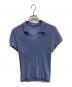 PLEATS PLEASE（プリーツプリーズ）の古着「プリーツポロシャツ」｜ブルー