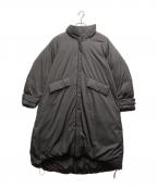 Agaアーガ）の古着「スタンドカラーロングダウンコート」｜ブラック