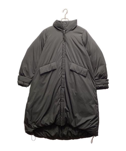 Aga（アーガ）Aga (アーガ) スタンドカラーロングダウンコート ブラック サイズ:9号の古着・服飾アイテム