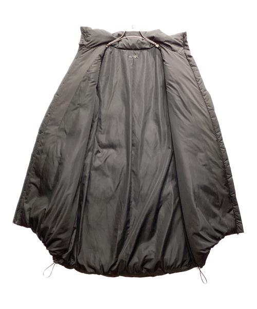 Aga（アーガ）Aga (アーガ) スタンドカラーロングダウンコート ブラック サイズ:9号の古着・服飾アイテム