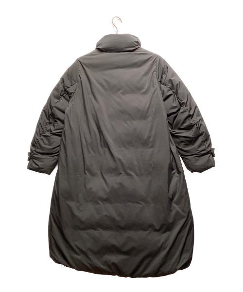 Aga（アーガ）Aga (アーガ) スタンドカラーロングダウンコート ブラック サイズ:9号の古着・服飾アイテム