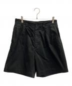 A.PRESSEアプレッセ）の古着「Two Tuck Chino Shorts」｜ブラック