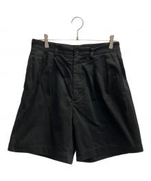 A.PRESSE（アプレッセ）の古着「Two Tuck Chino Shorts」｜ブラック