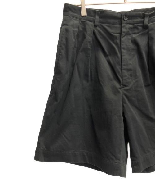 A.PRESSE（アプレッセ）A.PRESSE (アプレッセ) Two Tuck Chino Shorts ブラック サイズ:1の古着・服飾アイテム
