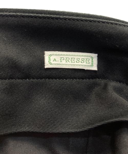 A.PRESSE（アプレッセ）A.PRESSE (アプレッセ) Two Tuck Chino Shorts ブラック サイズ:1の古着・服飾アイテム