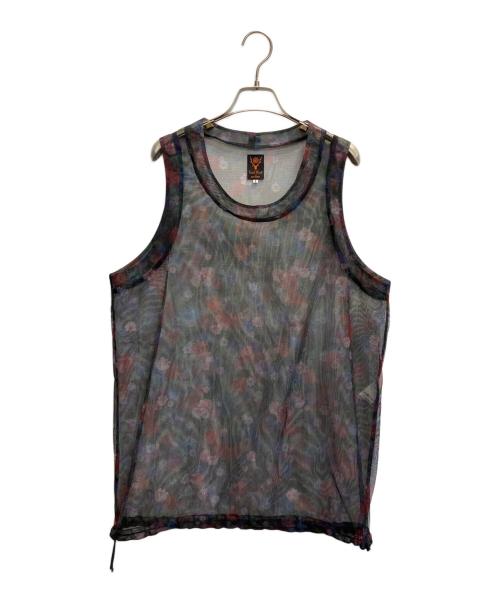 South2 West8（サウスツー ウエストエイト）South2 West8 (サウスツー ウエストエイト) BEAMS BOY (ビームスボーイ) Bush Tanktop Dark Flower ブラック サイズ:2の古着・服飾アイテム