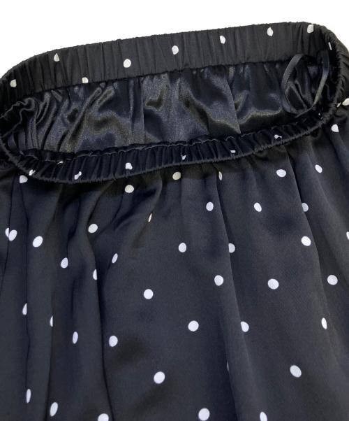 BEARDSLEY（ビアズリー）BEARDSLEY (ビアズリー) ドットパッチワークロングスカート ブラック サイズ:FREEの古着・服飾アイテム
