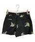 RED VALENTINO (レッドヴァレンティノ) メイリリー モチーフ ギャバジン ジャカード ショートパンツ ブラック サイズ:40：5000円