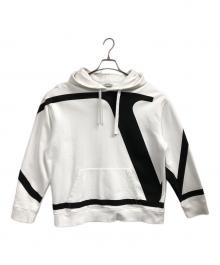 VALENTINO（ヴァレンティノ）の古着「プルオーバーパーカー」｜ホワイト