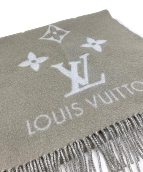 LOUIS VUITTON（ルイ ヴィトン）LOUIS VUITTON (ルイ ヴィトン) エシャルプ・レイキャビック カシミヤマフラー グレーの古着・服飾アイテム