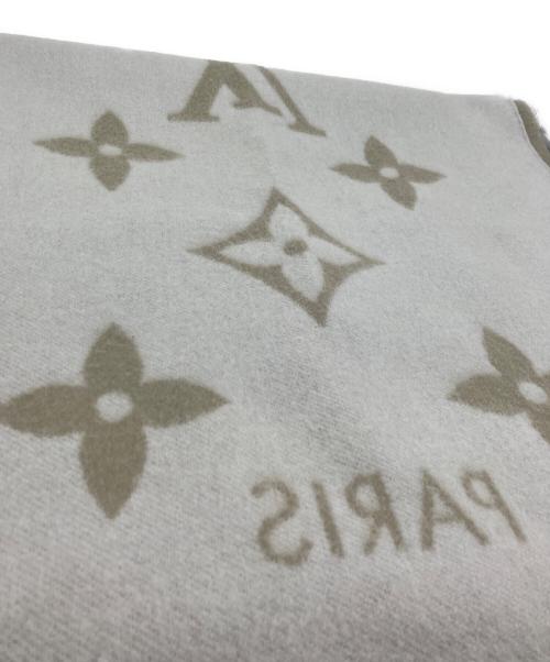 LOUIS VUITTON（ルイ ヴィトン）LOUIS VUITTON (ルイ ヴィトン) エシャルプ・レイキャビック カシミヤマフラー グレーの古着・服飾アイテム