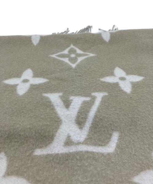 LOUIS VUITTON（ルイ ヴィトン）LOUIS VUITTON (ルイ ヴィトン) エシャルプ・レイキャビック カシミヤマフラー グレーの古着・服飾アイテム