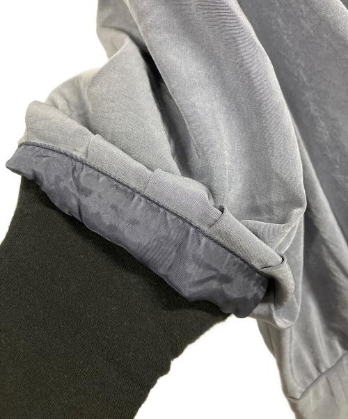 CASA FLINE（カーサフライン）CASA FLINE (カーサフライン) カシュクールアセテートワンピース グレー サイズ:FREEの古着・服飾アイテム