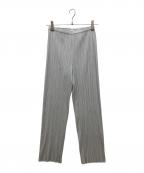 PLEATS PLEASEプリーツプリーズ）の古着「プリーツパンツ」｜グレー