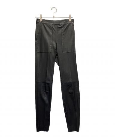 【美品】ポロ ラルフローレン／希少　黒鹿革パンツ ストレート 3090058583171374_01_1644w.jpeg