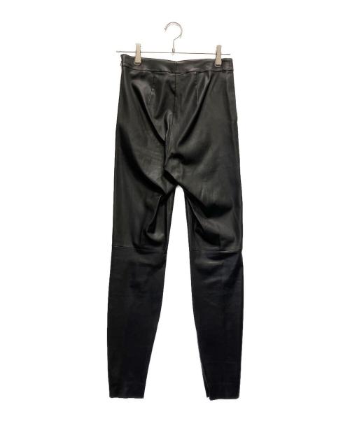 POLO RALPH LAUREN（ポロ・ラルフローレン）POLO RALPH LAUREN (ポロ・ラルフローレン) レザーパンツ ブラック サイズ:6の古着・服飾アイテム