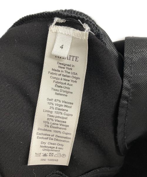 KHAITE（ケイト）KHAITE (ケイト) パンツ ブラック サイズ:4の古着・服飾アイテム