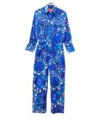 La DoubleJラ・ダブルJ）の古着「コットンアビエイタージャンプスーツ」｜ブルー