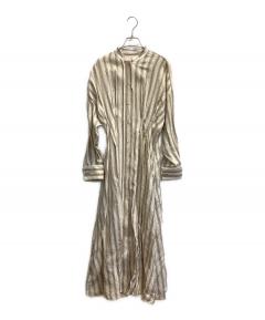 中古・古着通販】MaxMara (マックスマーラ) シルクシャツワンピース