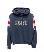 CELINEセリーヌ）の古着「25SS Logo Detail Loose Hoodie/ルーズフィットロゴパーカー」｜ネイビー