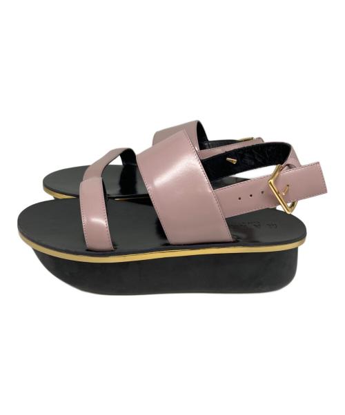 MARNI（マルニ）MARNI (マルニ) 厚底サンダル ピンク サイズ:39の古着・服飾アイテム