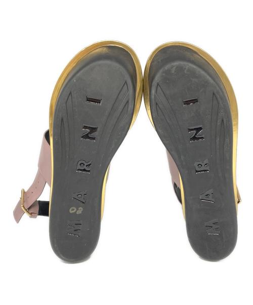 MARNI（マルニ）MARNI (マルニ) 厚底サンダル ピンク サイズ:39の古着・服飾アイテム