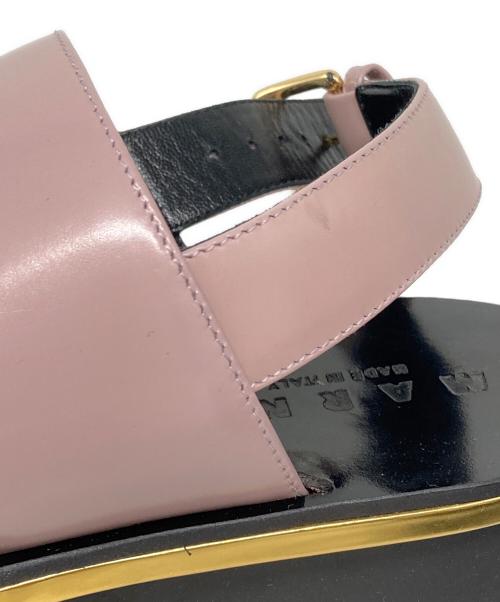 MARNI（マルニ）MARNI (マルニ) 厚底サンダル ピンク サイズ:39の古着・服飾アイテム