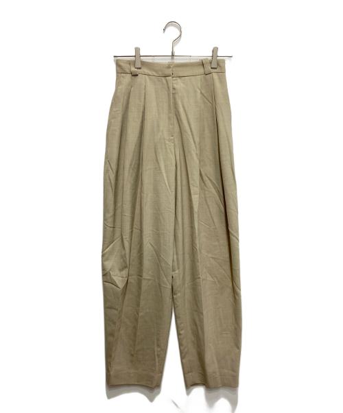TODAYFUL（トゥデイフル）TODAYFUL (トゥデイフル) Highwaist Tuck Trousers アイボリー サイズ:36の古着・服飾アイテム