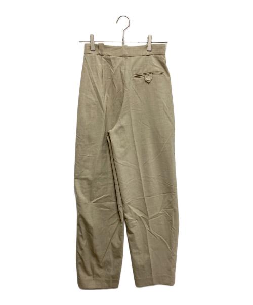 TODAYFUL（トゥデイフル）TODAYFUL (トゥデイフル) Highwaist Tuck Trousers アイボリー サイズ:36の古着・服飾アイテム